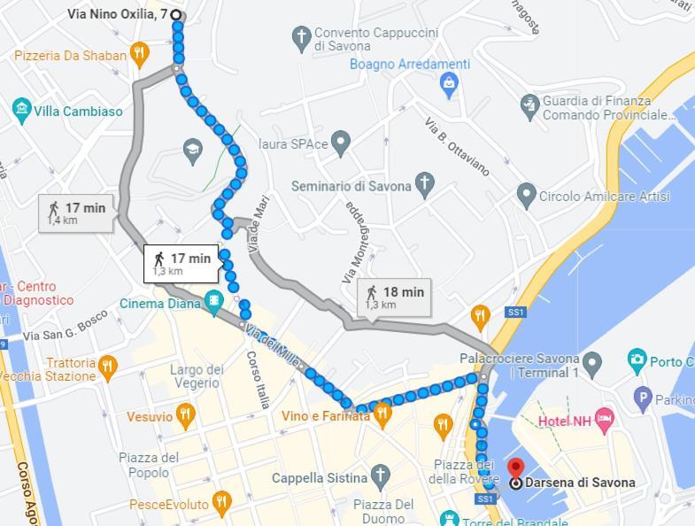 Appartamento Con Ac-Wi-Fi- Centro A 7 Min Савона Екстериор снимка