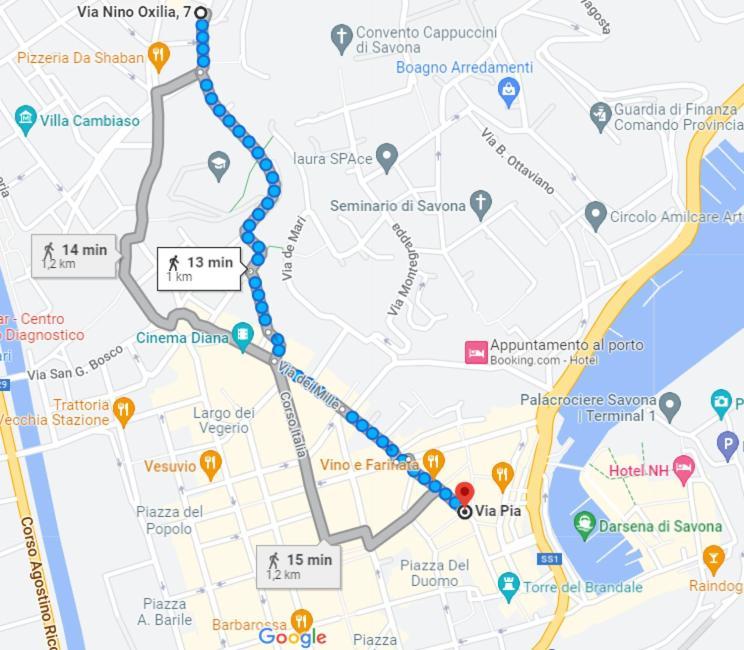 Appartamento Con Ac-Wi-Fi- Centro A 7 Min Савона Екстериор снимка